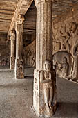 Mamallapuram - Tamil Nadu. Krishna Mandapam. 